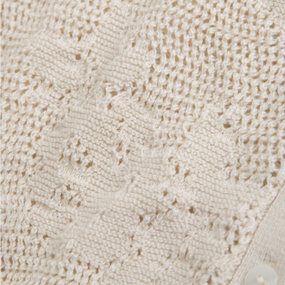 Abercrombie & Fitch Floral Open Knit Cardigan - Picture 8 of 8